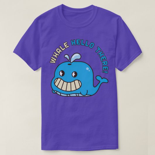 Hallo Whale 6 T-Shirt (Design vorne)