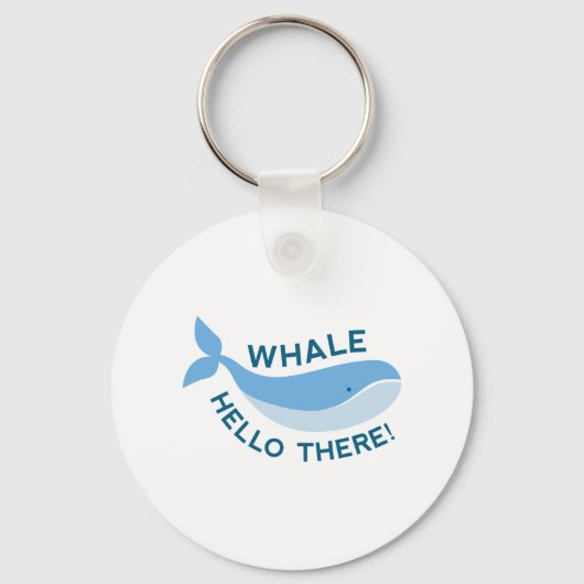 Hallo Whale da! Schlüsselanhänger (Vorderseite)