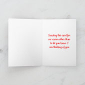 Hallo White Maltese Welpe Hund Denken Sie an Sie Karte (Innenseite)