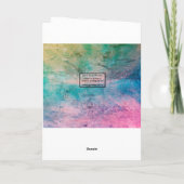 Hallo. Wie geht's mit dalDesignNZ? Karte (Rückseite)