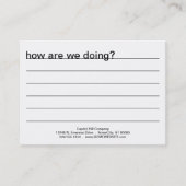 hallo. wie tun wir? visitenkarte (Vorderseite)