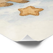 Hallo Winter.Cosy Reindeer, Hot Cocoa, Gingerbret Poster (Ecke)