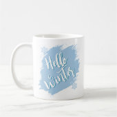 Hallo Winter Frostiger Winter Kaffeetasse (Links)