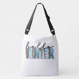 Hallo Winter Fun Leopard Tragetaschen Mit Langen Trägern