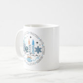 Hallo Winter-Kaffee Kaffeetasse (Vorderseite Links)