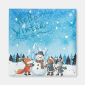 Hallo Winter Magnet (Vorne)