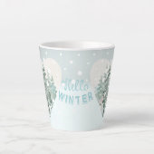 Hallo Winter Milchtasse (Vorderseite)