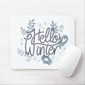 Hallo Winter Mousepad (Mit Mouse)