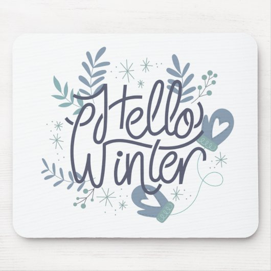 Hallo Winter Mousepad (Vorne)