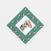 Hallo Winter Penguins Napkins Serviette (Ecke)