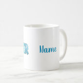 Hallo Winter Personalisiert Kaffeetasse (VorderseiteRechts)