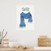 Hallo Winter Poster (Küche)