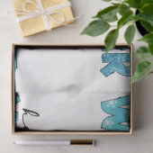 Hallo Winter Snowman Customize Seidenpapier (Geschenk)