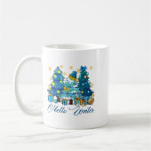 Hallo Winter Sweet Cosy Kaffeeliebhaber Snowman Ch Kaffeetasse (Links)