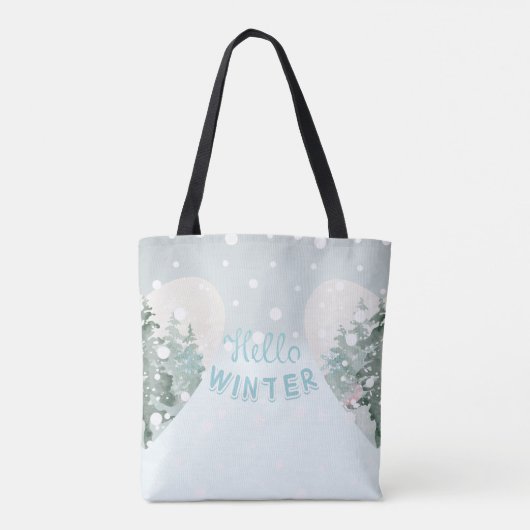 Hallo Winter Tasche (Rückseite)