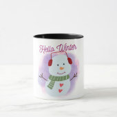 Hallo Winter Tasse (Zentrum)