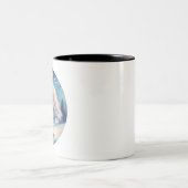Hallo Winter Tree Zweifarbige Tasse (Mittel)