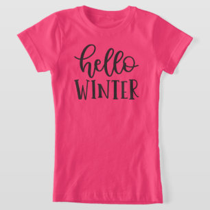 Hallo Winter Weihnachten T-Shirt