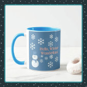 Hallo, Winter Wonderland Combo-Kaffee Tasse
