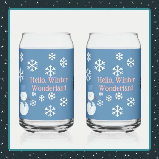 Hallo, Winter Wonderland Dosenglas