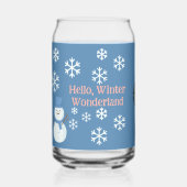 Hallo, Winter Wonderland Dosenglas (Vorderseite)