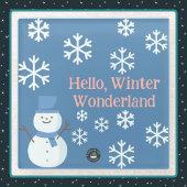 Hallo, Winter Wonderland Glasuntersetzer