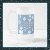 Hallo, Winter Wonderland Mattglastasse