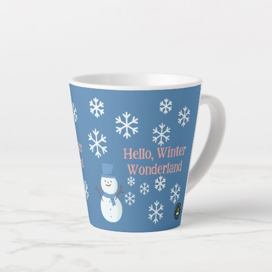 Hallo, Winter Wonderland Milchtasse (Rechte Ecke)