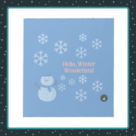 Hallo, Winter Wonderland Notizblock