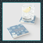 Hallo, Winter Wonderland Stone Untersetzer