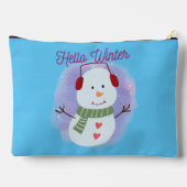 Hallo Winter Zubehörtasche (Rückseite)