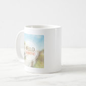 Hallo Wochenende 2 Kaffeetasse (Vorderseite Links)