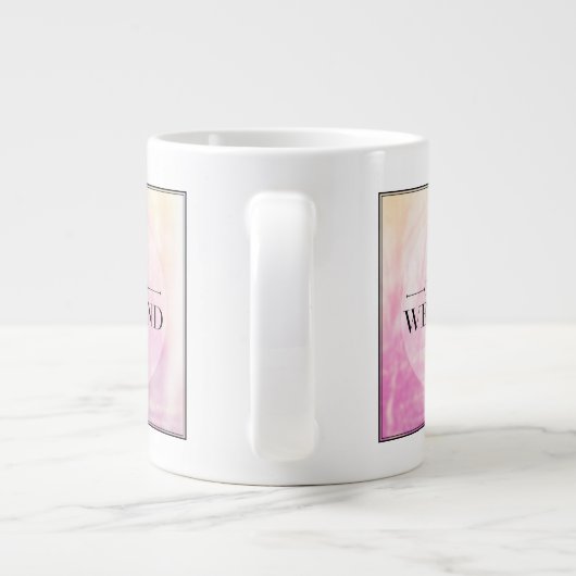 Hallo Wochenende Jumbo-Tasse (Rückseite)