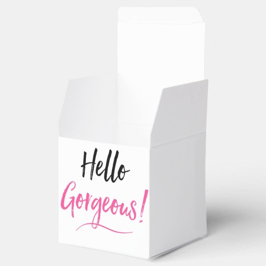 Hallo wunderschön! geschenkschachtel (Geöffnet)