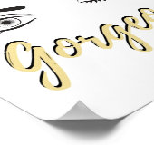 Hallo wunderschön! - Motivierend Wall Poster (Ecke)