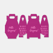 Hallo wunderschön! XOXO magentinrosa Niedlich Geschenkschachtel (Ungefaltet)