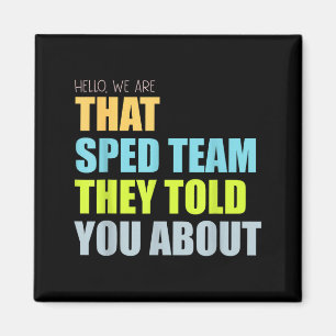 Hallo, wurde das Sped-Team über den Lehrer informi Magnet