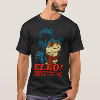 Hallo Wurm Komm herein und trinke eine schöne Tass T-Shirt