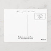 Hallo Ya Sugar, du bist ein Gericht! Postkarte (Rückseite)