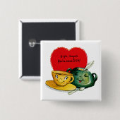 Hallo Ya Sugar Sie sind etwas DISH! Button (Vorne & Hinten)