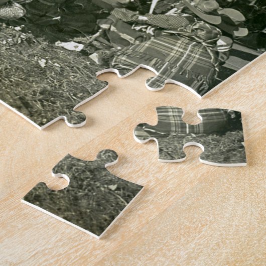 Hallo-Yi Hallo-Yi FlachkopfUreinwohner-Kriegstanz Puzzle (Seite)