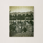 Hallo-Yi Hallo-Yi FlachkopfUreinwohner-Kriegstanz Puzzle (Vertikal)