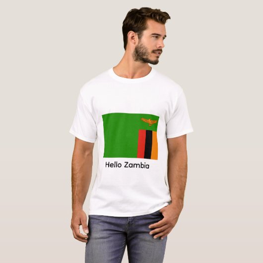 Hallo Zambia T-Shirt (Vorne ganz)