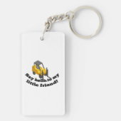 Hallo zu meinem Gabelstapler Schlüsselanhänger (Rückseite)