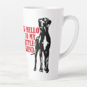 Hallo zu meinem kleinen Freund Great Dane Milchtasse (Rechts)