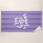 Hallo zum Sommer Strandtuch (Vorderseite)