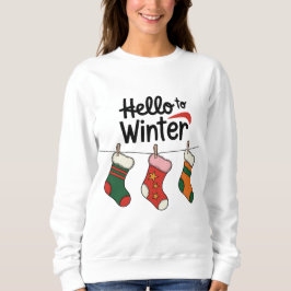 Hallo zum Winter: Gemütliche Jahresbeginn Sweatshirt