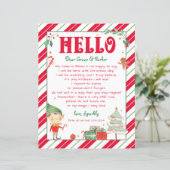 Hallo zurück Elf Willkommen Ich bin zurück Weihnac (Stehend Vorderseite)