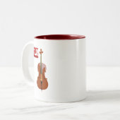 Hallo! Zweifarbige Tasse (Vorderseite Links)