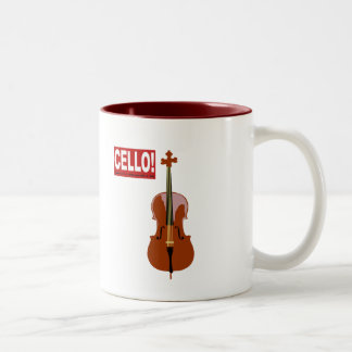 Hallo! Zweifarbige Tasse